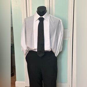 Classic Black Tie Wedding Prom Tuxedo Self Tie Satin